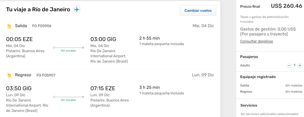 Siguen buenas tarifas a Río de Janeiro ð️ a partir de U$D 261 desde Buenos Aires ✈️