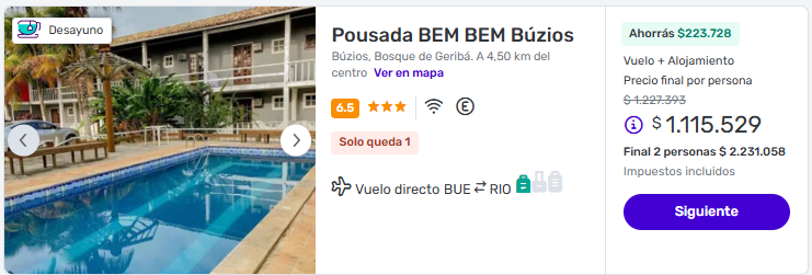 viaje completo a buzios