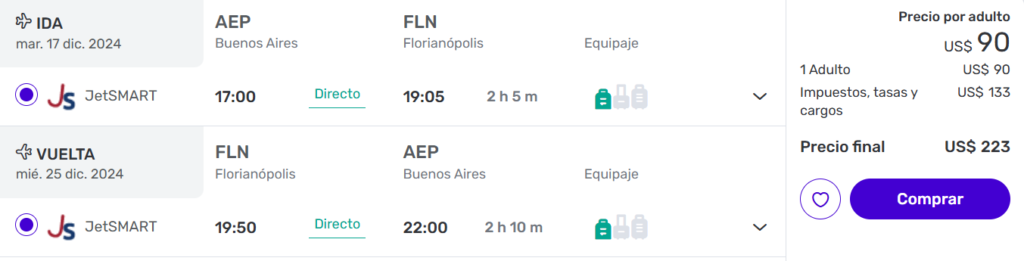 Excelentes tarifas a Florianópolis ð a partir de U$D 223 desde Buenos Aires ✈️