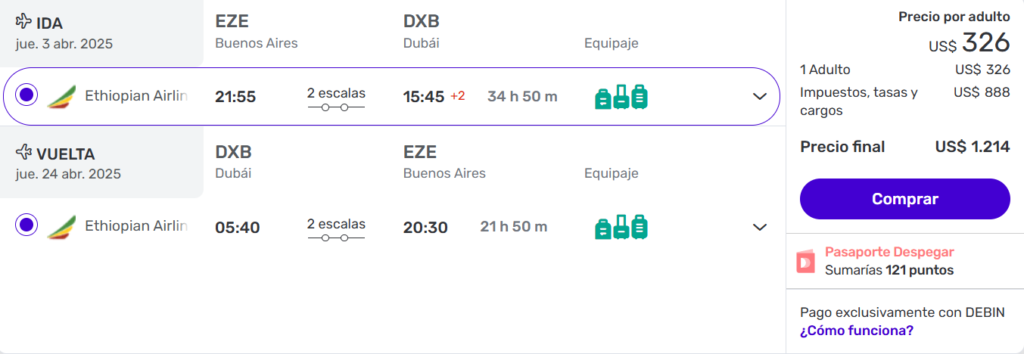 ¡Imperdible! ð¥ Dubái ðª con equipaje a partir de U$D 1.214 desde Buenos Aires ✈️