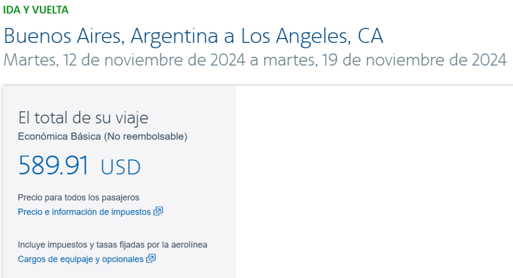 Vuelos baratos a Los Ángeles ð a partir de U$D 599 desde Buenos Aires ✈️