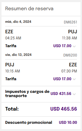 vuelos a punta cana desde buenos aires