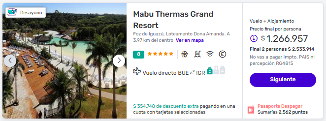 hotel Mabu Thermas Grand Resort