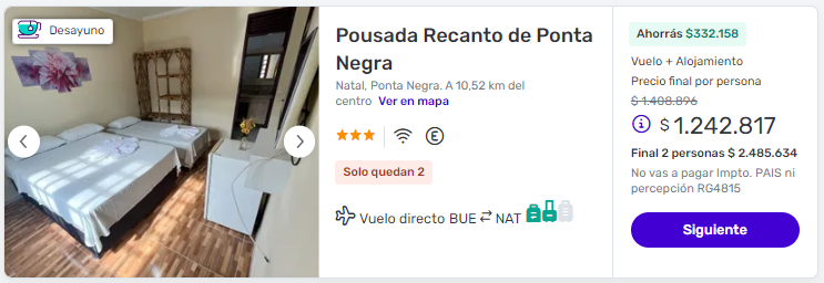 viaje completo a natal pipa