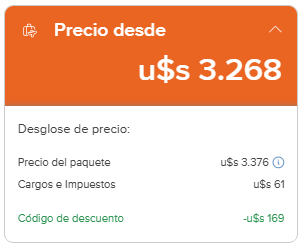 Cyber Monday Paquete a Panamá Costa Rica desde Buenos Aires con el código CYBERPAQCARIBE