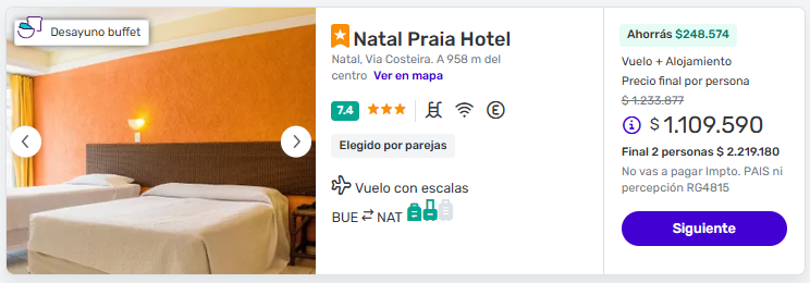 viaje completo a natal