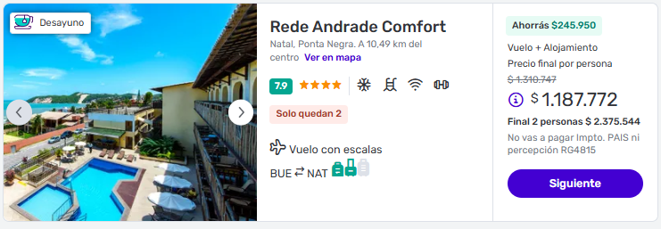 viaje completo a natal