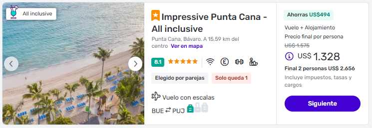 Paquetes a Punta Cana