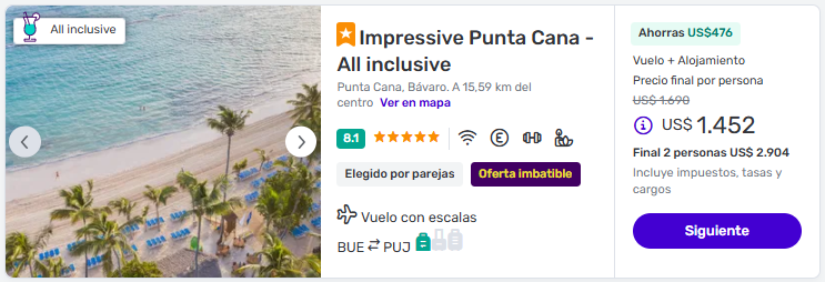 Paquetes All Inclusive a Punta Cana