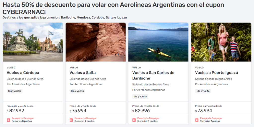 vuelos por argentina 