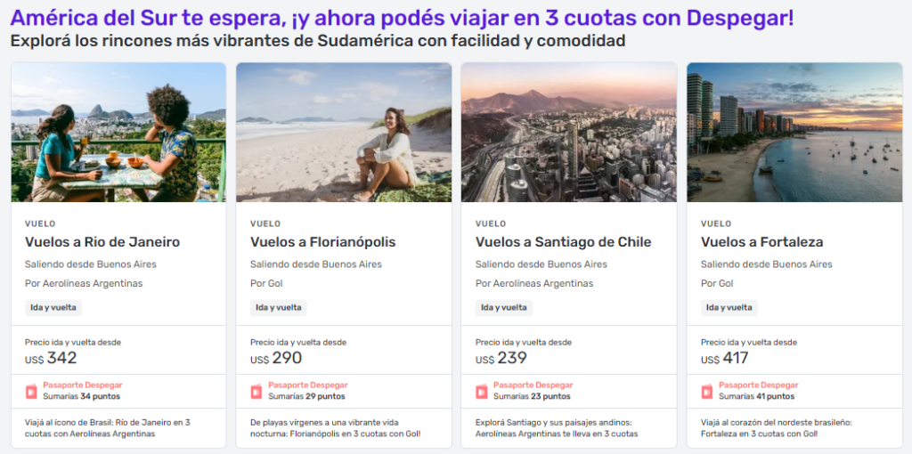 Notición Cuotas Sin Interés para Vuelos Internacionales