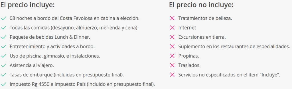 Cyber Monday Crucero por Brasil y Uruguay en verano con pensión completa desde Bs. As.