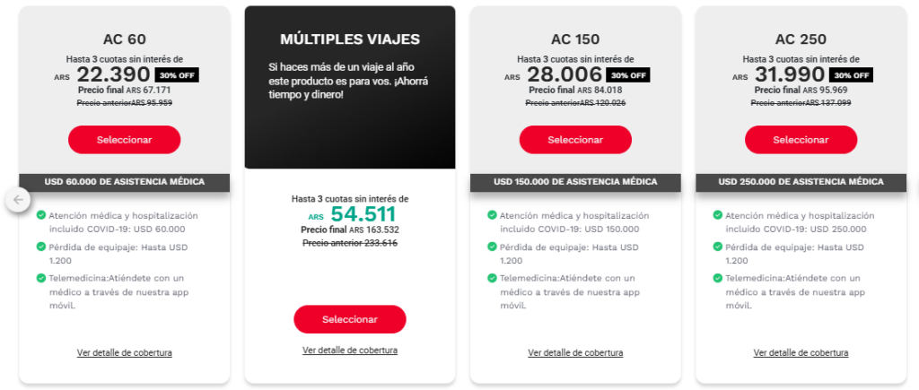 BlackFriday Cuotas Sin Interés en Asistencias al Viajero