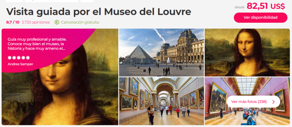 Visita guiada en Español por el Museo del Louvre