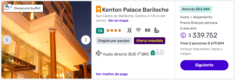 paquetes a bariloche