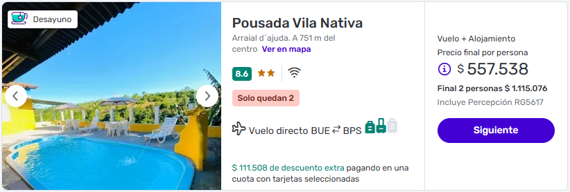 Paquetes a Arraial D'Ajuda ⛱️