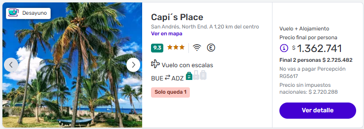 ¡Ojota! 🫢 PAQUETAZOS a San Andrés con Carry On a partir de U$D 