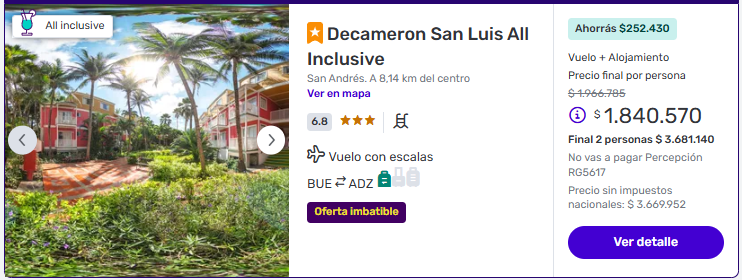 ¡Ojota! 🫢 PAQUETAZOS a San Andrés con Carry On a partir de U$D 