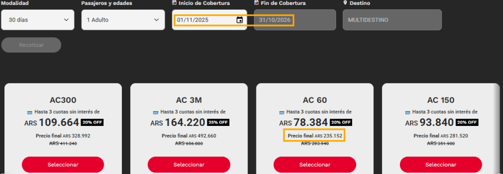 Miami promo Asistencias al Viajero