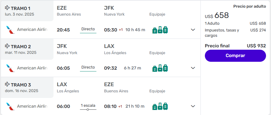 Nueva York + Los Ángeles