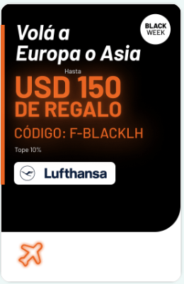 Black Friday Descuento en vuelos a Europa