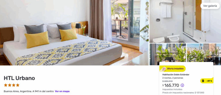 Hoteles Buenos Aires