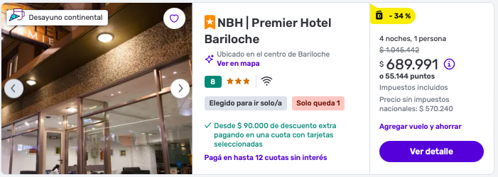 Hoteles Bariloche