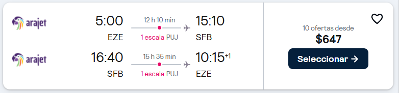 Orlando desde Buenos Aires