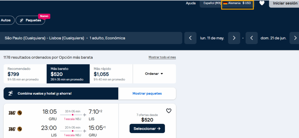 Lisboa en Primavera con Equipajes desde San Pablo
